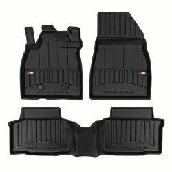 Tappetini per auto Proline 3D compatibili con Dacia Duster III dal 2024 in poi su misura in gomma | Tipo Auto: SUV | Set di tappetini premium | Materiale TPE durevole | Bordi più alti